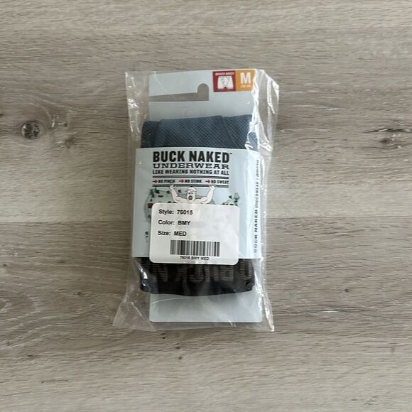 Duluth Trading Co Go Buck Naked Performance Boxer Briefs Blue M NWT IN PKG - Picture 5 of 7